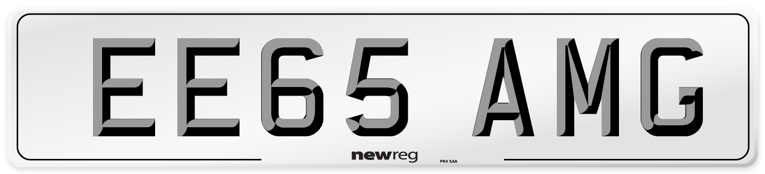 EE65 AMG Number Plate from New Reg